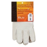 Winter-Lined Driver's Gloves, Large, Grain Cowhide Palm, Fleece Inner Lining SM618R | AF Pollution Abatement Systems Inc.