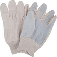 Standard-Duty Work Gloves, Medium, Split Cowhide Palm SAP274 | AF Pollution Abatement Systems Inc.