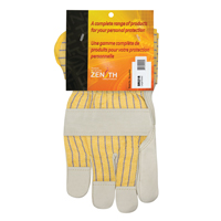 Winter-Lined Patch-Palm Fitters Gloves, Large, Grain Cowhide Palm, Cotton Fleece Inner Lining SR521R | AF Pollution Abatement Systems Inc.