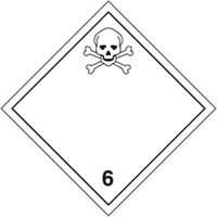 Toxic Materials TDG Shipping Labels, Paper SAX151 | AF Pollution Abatement Systems Inc.