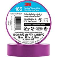 Temflex™ General Use Vinyl Electrical Tape 165, 19 mm (3/4") x 18 M (60'), Purple, 6 mils XI870 | AF Pollution Abatement Systems Inc.